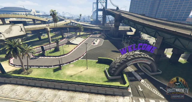 Benny's Luxury Racetrack MLO FiveM - Circuit 14 Virages - Pitstop - Workshop - Logo Custom