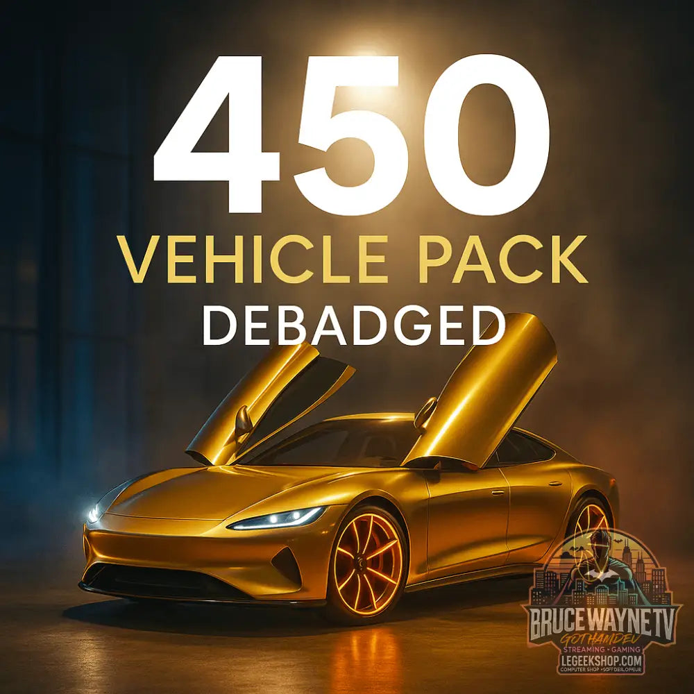 Debadged Vehicle Pack | 459 Véhicules sans badges pour FiveM
