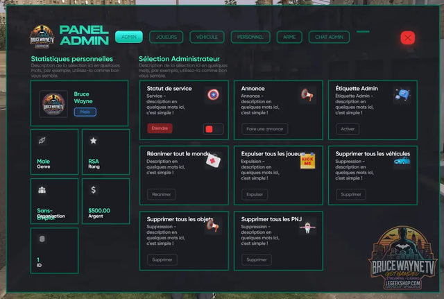 Admin Panel NoPixel 4