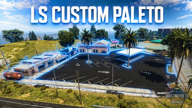 LS Custom Paleto MLO FiveM - Garage Mecanicien + 24/7 Store + Car Wash - Textures Custom