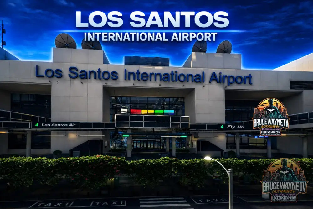 LSIA Airport - MLO FiveM Aéroport International Los Santos RP — Hall monumental, 8 boutiqu