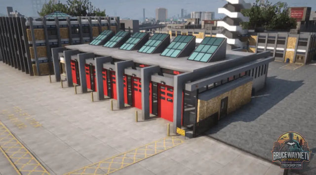 Mapping Rewley Road Fire Station pour FiveM — Cœur RP moderne pour pompiers et secouristes