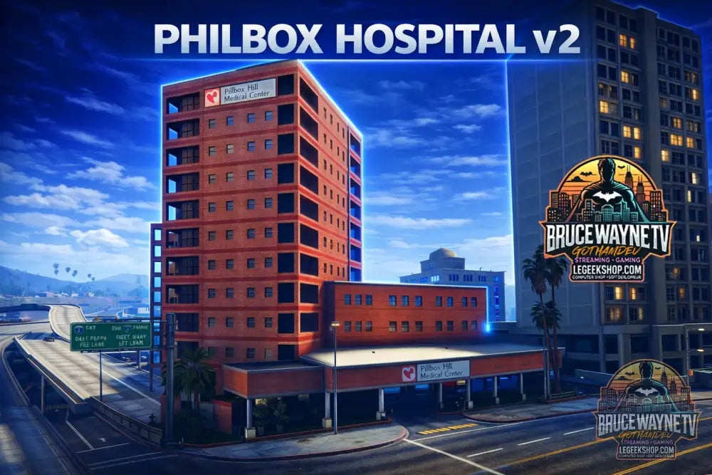 Philbox Hospital V2 - Mapping FiveM Hôpital Ultra-Réaliste RP