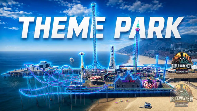 Theme Park FiveM Del Perro Pier - 9 Attractions - Standalone ESX QBCore - Tickets + Haunte